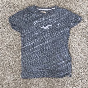 Grey/White Hollister Tee